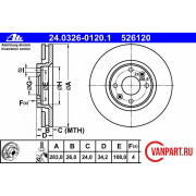 Передний тормозной диск