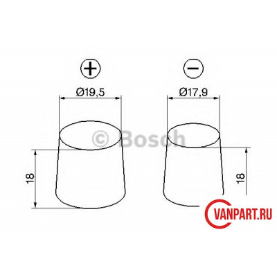 Аккумулятор BOSCH S3 12V 56AH