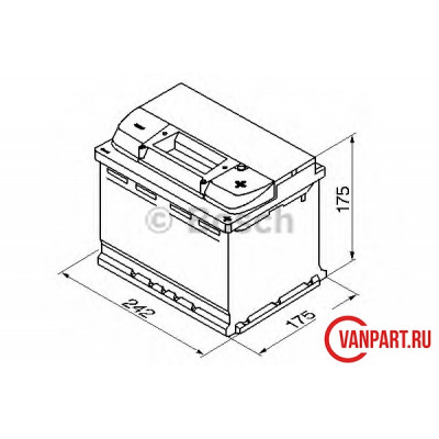 Аккумулятор BOSCH S4 SILVER 12V 60AH