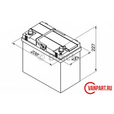 Аккумулятор BOSCH S4 SILVER 12V 45AH