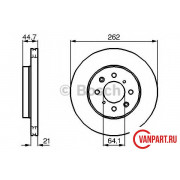 Передний тормозной диск