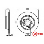 Задний тормозной диск