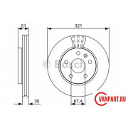 Передний тормозной диск
