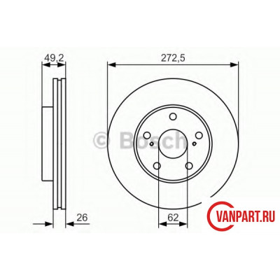 Передний тормозной диск