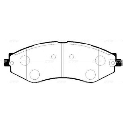 Передние тормозные колодки для CHEVROLET LACETTI и EPICA 03>