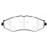 Передние тормозные колодки для CHEVROLET LACETTI и EPICA 03>
