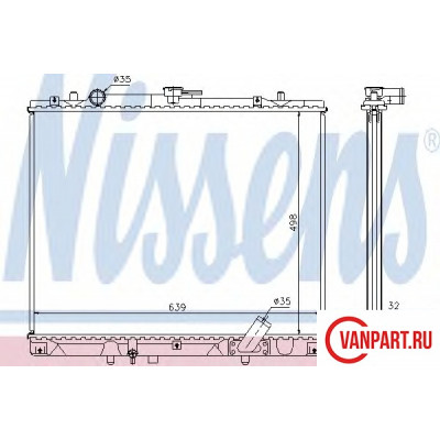 Радиатор системы охлаждения Радиатор системы охлаждения