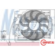 Вентилятор радиатора двигателя