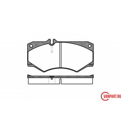 Передние тормозные колодки Передние тормозные колодки