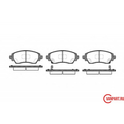 Передние тормозные колодки Передние тормозные колодки