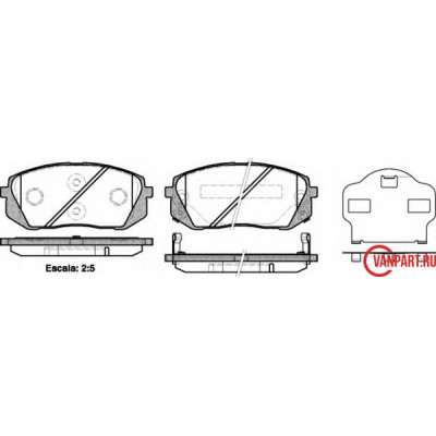 Передние тормозные колодки