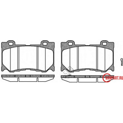 Передние тормозные колодки Передние тормозные колодки