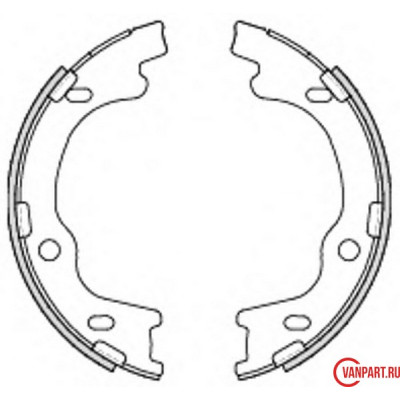 Барабанные тормозные колодки