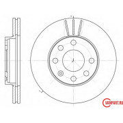 Передний тормозной диск
