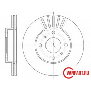 Передний тормозной диск