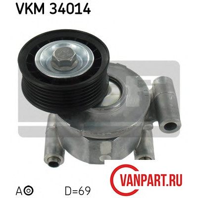 Ролик натяжителя поликлинового ремня Ролик натяжителя поликлинового ремня