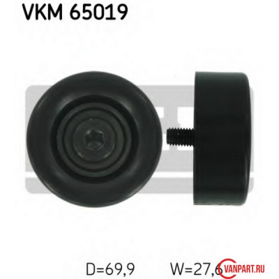 Ролик отклонительный поликлинового ремня Ролик отклонительный поликлинового ремня