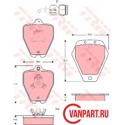 Передние тормозные колодки