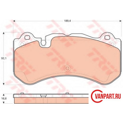Передние тормозные колодки Передние тормозные колодки