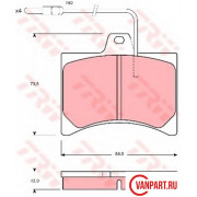 Передние тормозные колодки