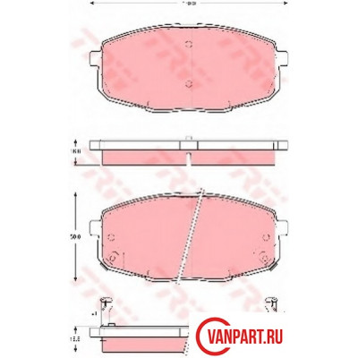Передние тормозные колодки