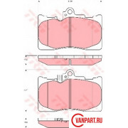 Передние тормозные колодки