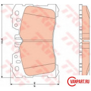Передние тормозные колодки