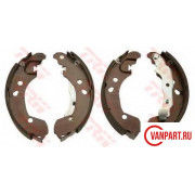 Задние барабанные тормозные колодки
