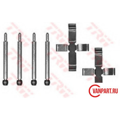 Монтажный комплект задних тормозных колодок Монтажный комплект задних тормозных колодок