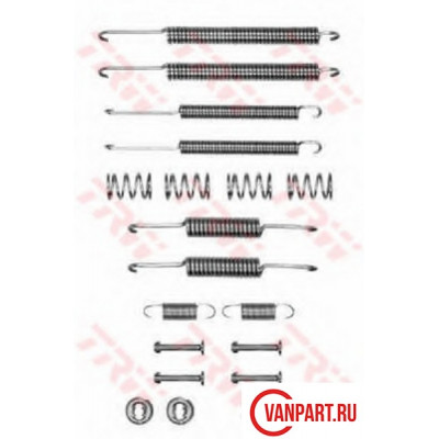 Монтажный комплект переднего барабанного тормоза