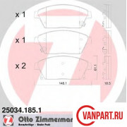 Передние тормозные колодки с датчиком