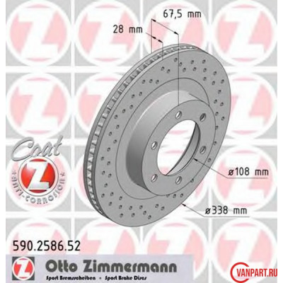 Передний тормозной диск Передний тормозной диск